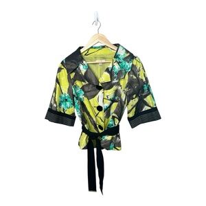 Laurel Colorful Floral Women’s Blazer | EU Size 40 & US Size 10 | 100% Cotton